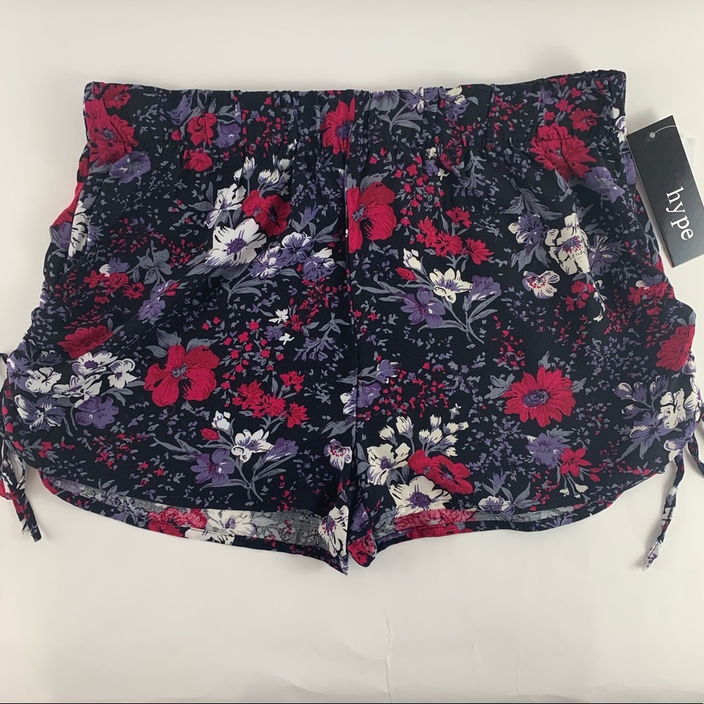Floral Print Summer Beach Shorts Size L